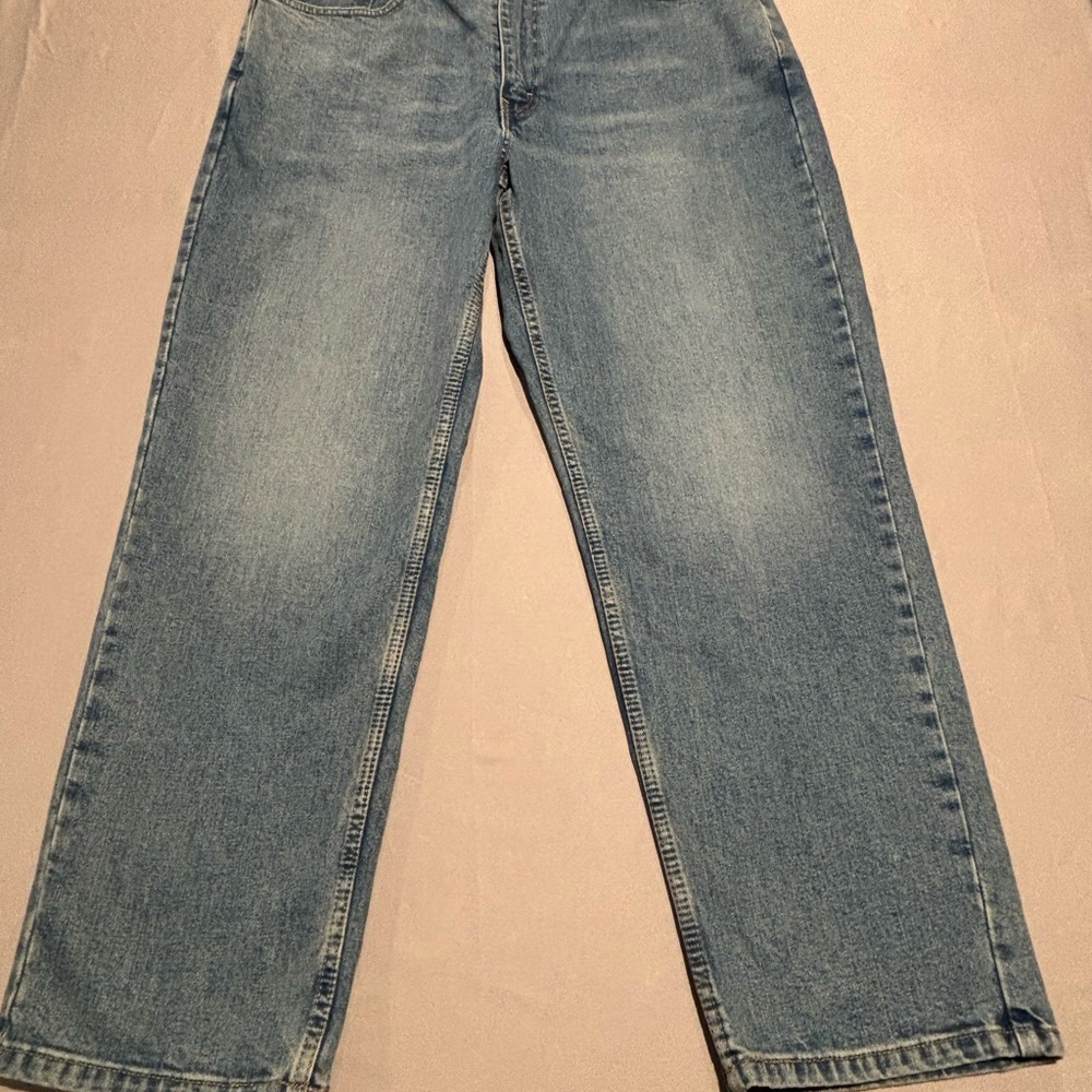 Levi's 550 Relaxed Fit Jeans Men's 36x29 NWT Dark Wash Stretch Tapered Leg Blue